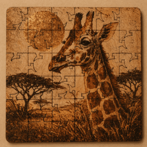 Safari Puzzle Coaster Set - Image 5