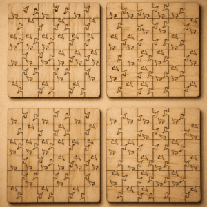 Safari Puzzle Coaster Set - Image 4