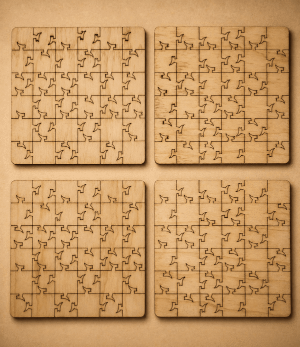Safari Puzzle Coaster Set