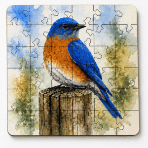 Bird Puzzle Coaster Set - Image 7