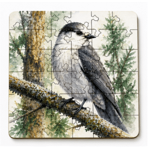 Bird Puzzle Coaster Set - Image 5