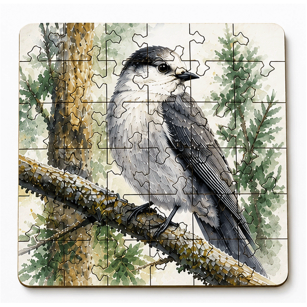 Bird Puzzle Coaster Set
