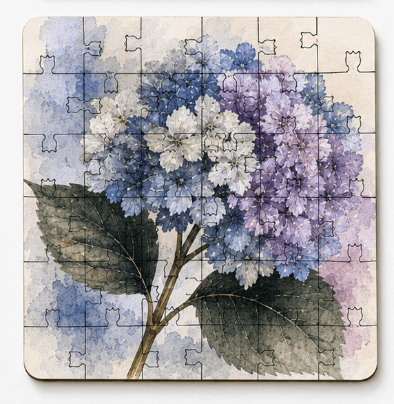 Flower Puzzle Coaster Set