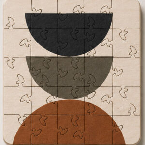 Mid Century Modern Puzzle Coaster Set - Image 12