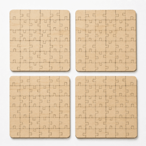 Flower Puzzle Coaster Set - Image 4
