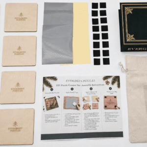 Spanish Mosaic Puzzle Coaster Set - Image 2