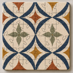 Spanish Mosaic Puzzle Coaster Set - Image 13
