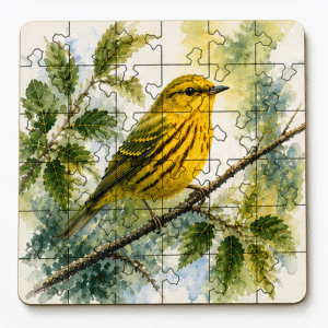 Bird Puzzle Coaster Set - Image 8